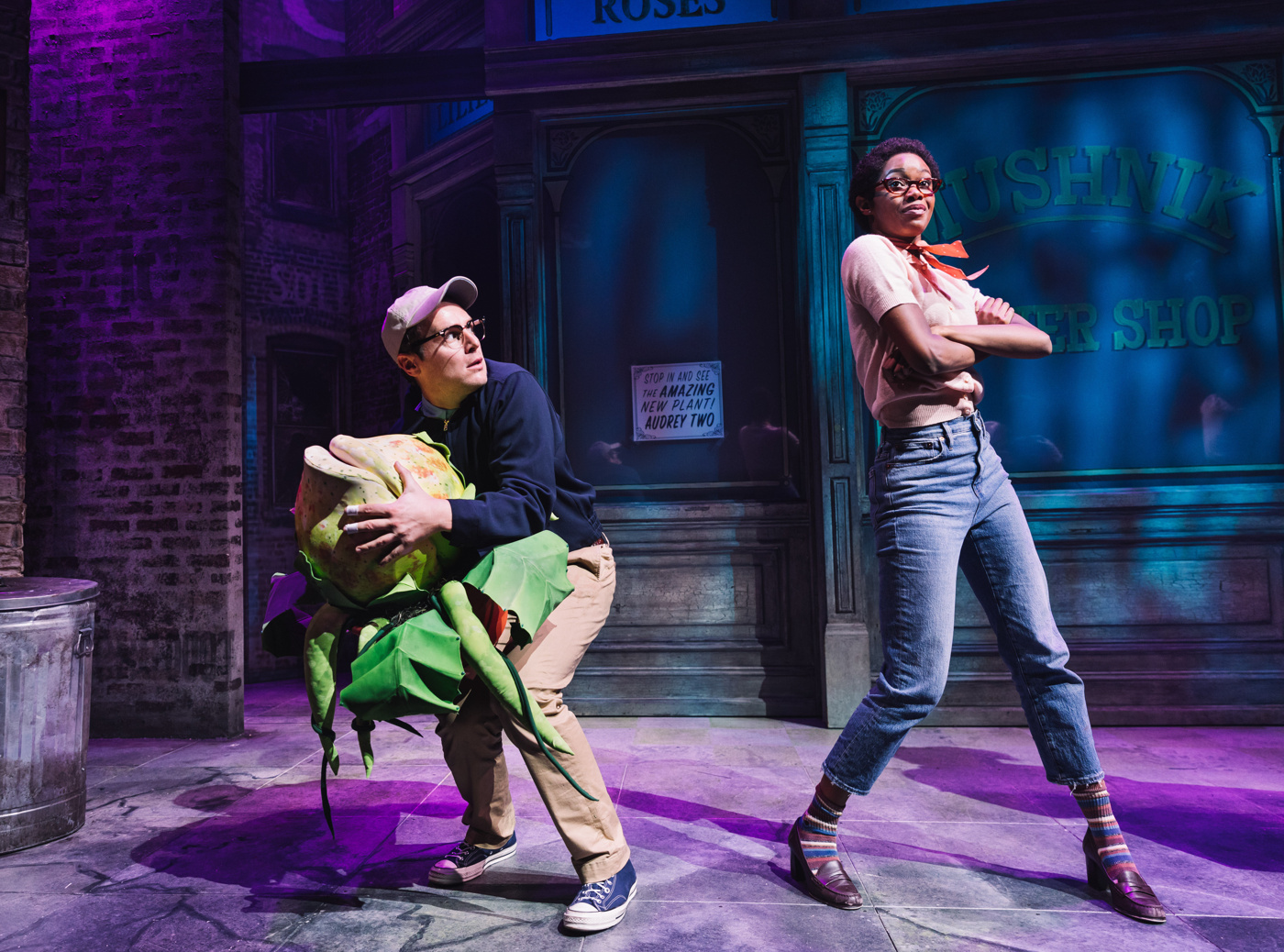 Take a First Look at Jonathan Groff, Tammy Blanchard, Christian Borle & More in Little Shop of