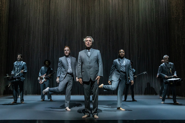 David Byrne and the cast of American Utopia.