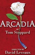 ARCADIA Tom Stoppard Raul Esparza Billy Crudup Broadway Window Card Poster MINT 