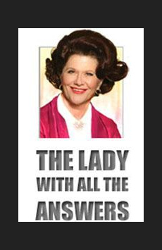 The Lady With All the Answers Show Poster