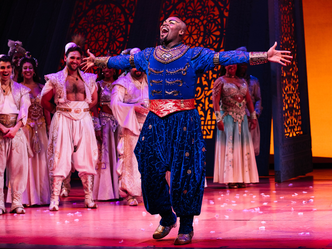 Michael James Scott Reprises His Turn as the Genie in Aladdin on ...