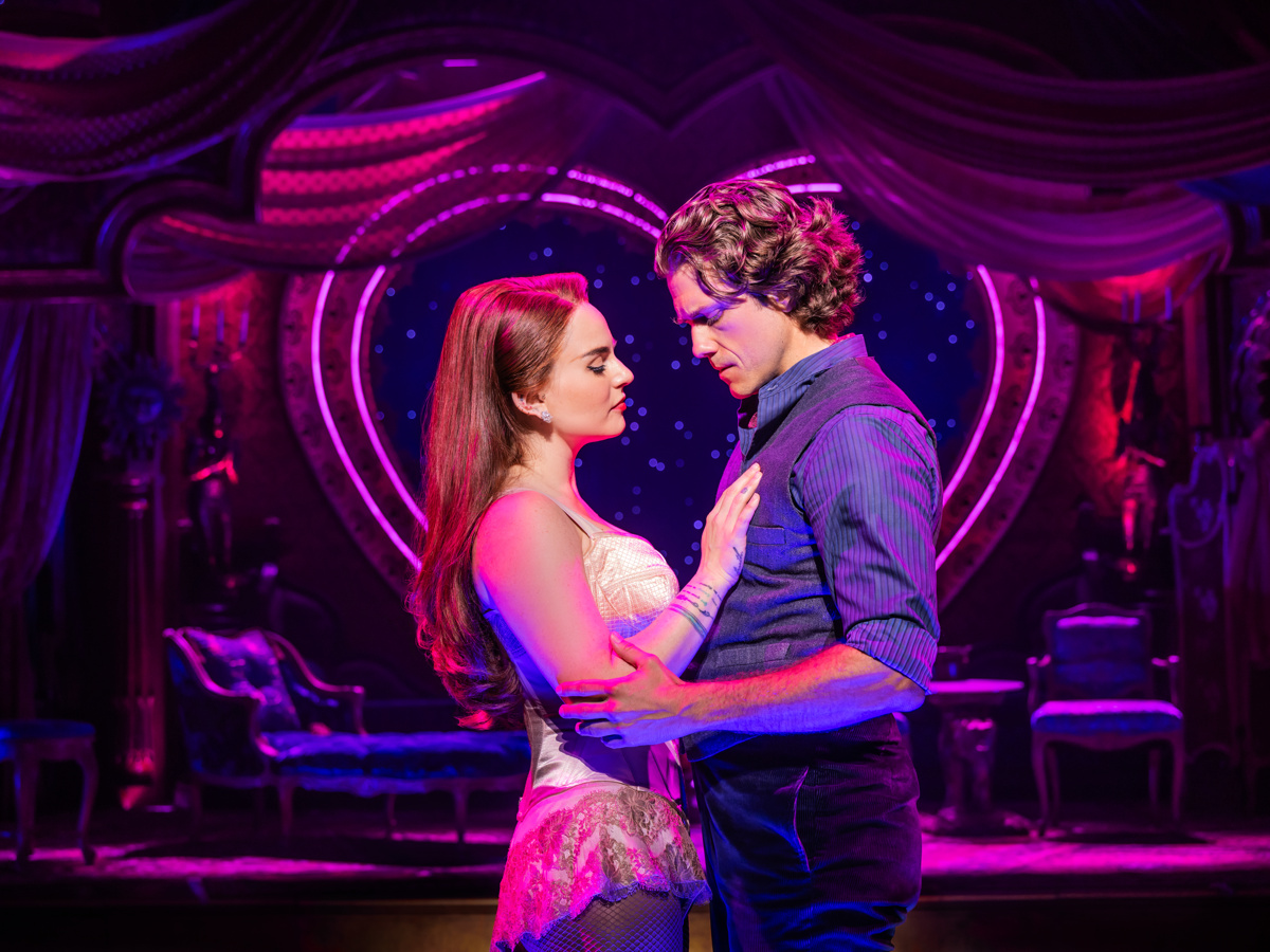 Aaron Tveit and JoJo of Moulin Rouge