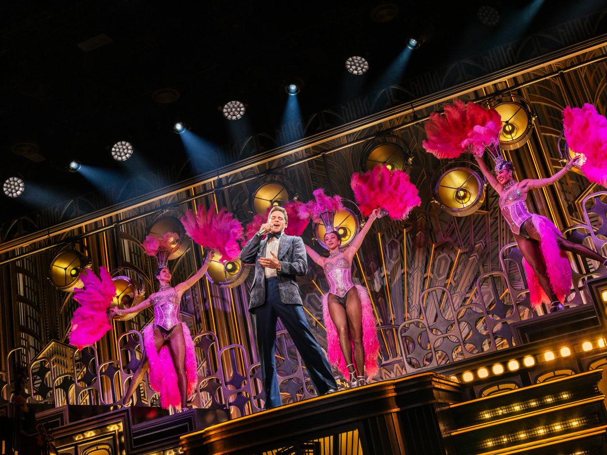 Jeremy Jordan performs as Bobby Darin in Just In Time on Broadway