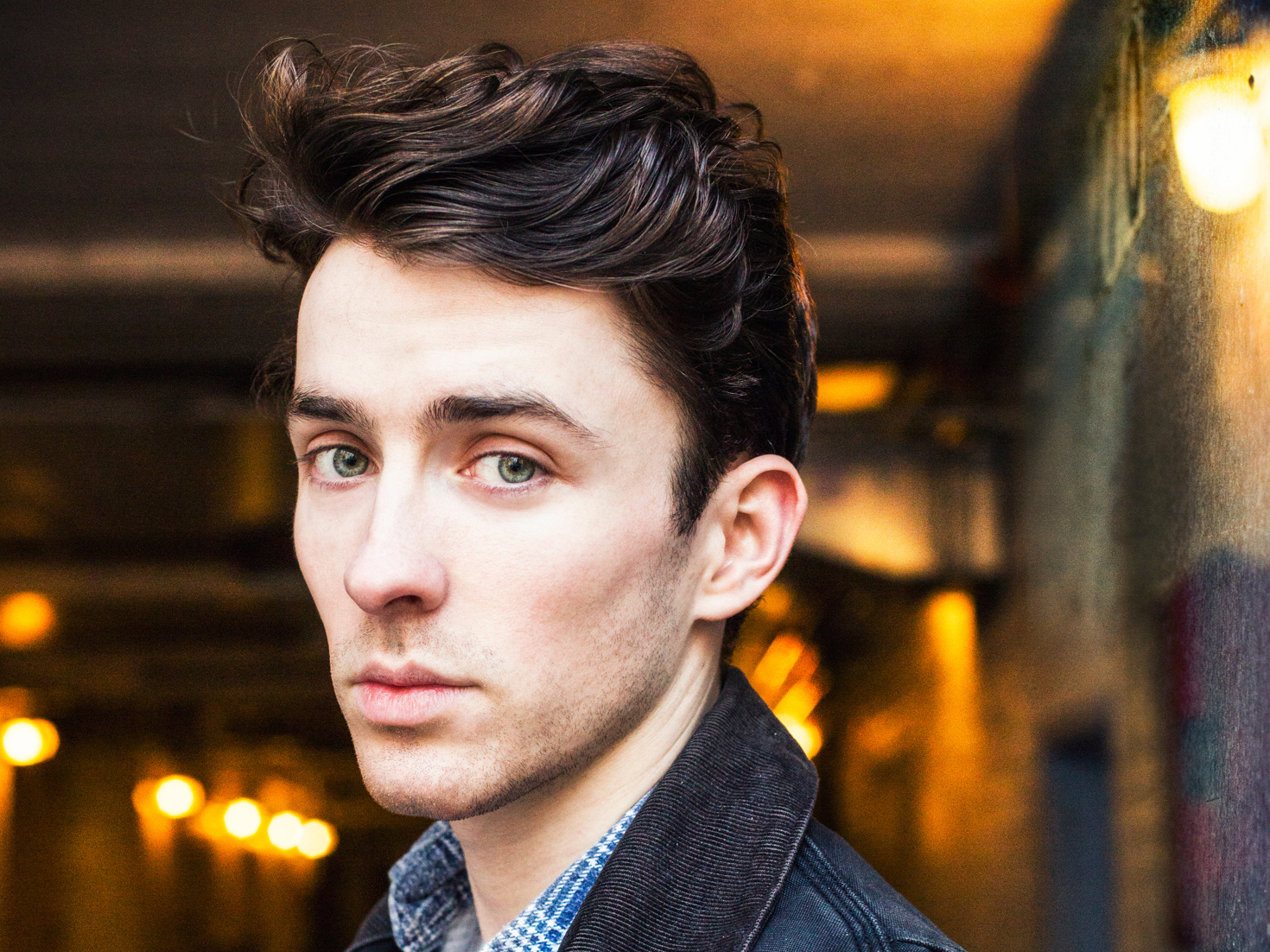 Matthew Beard photographed by Caitlin McNaney for Broadway.com.