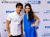Aladdin stars Telly Leung and Arielle Jacobs get together.