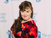 Jamie Brewer was honored for her New York stage debut in Amy and the Orphans.