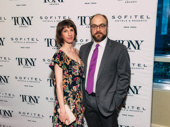 Carousel’s Alexander Gemignani attends with his wife, Erin Ortman.