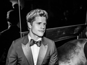 The Boys in the Band’s Charlie Carver smolders in his Tony party suit.
