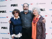 Former Public Theater producer and famed casting director Rosemarie Tichler with two-time Tony winner Mandy Patinkin and his wife, Kathryn Grody.