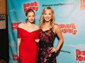 Desperate Measures cast members Lauren Molina and  Sarah Parnicky hang out. 