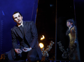Bronson Norris Murphy as The Phantom & Jake Heston Miller as Gustave in the national tour of Love Never Dies.