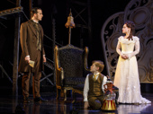 Sean Thompson as Raoul, Jake Heston Miller as Gustave & Meghan Picerno as Christine Daaé in the national tour of Love Never Dies. in the national tour of Love Never Dies.