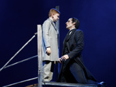 Jake Heston Miller as Gustave & Bronson Norris Murphy as The Phantom in the national tour of Love Never Dies.