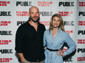 Corey Stoll and Nadia Bowers spend date night at Fire in Dreamland.