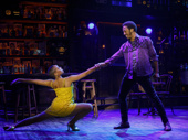 Dionne D. Figgins and Dwayne Cooper in Smokey Joe's Cafe. 