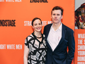 Tony nominee Maria Dizzia and playwright husband Will Eno spend date night at the opening of Straight White Men.
