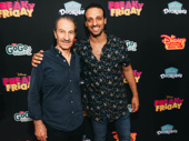 The Band's Visit stars Sasson Gabbay and Ari'el Stachel attend the red carpet premiere of Freaky Friday.