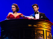 Samantha Barks as Vivian Ward and Andy Karl as Edward Lewis in  Pretty Woman: The Musical.