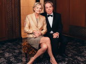 Andrew Lloyd Webber and his wife Madeleine pose together.
