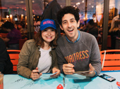 Married Waitress stars Katie Lowes and Adam Shapiro have a date at the Flea Market.