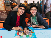 Be More Chill stars George Salazar and Will Roland greet fans ahead of the show's Broadway transfer.