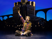 Rueby Wood as Charlie Bucket in the national tour of Roald Dahl's Charlie and the Chocolate Factory