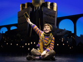 Collin Jeffery as Charlie Bucket in the national tour of Roald Dahl's Charlie and the Chocolate Factory