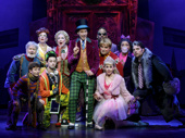 Noah Weisberg as Willy Wonka & the company of the national tour of Roald Dahl's Charlie and the Chocolate Factory