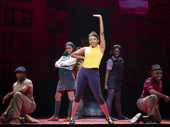 Brianna-Marie Bell (Jane) & the touring company of A Bronx Tale, photo by Joan Marcus