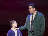 Frankie Leoni (Young C) & Richard H. Blake (Lorenzo) in the national tour of A Bronx Tale, photo by Joan Marcus