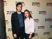 Upcoming To Kill A Mockingbird star Gideon Glick with his former Significant Other co-star Sas Goldberg.