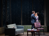 Steven Pasquale as Scott Connor and Kerry Washington as Kendra Ellis-Connor in American Son.