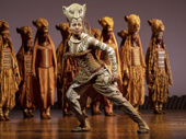 Adrienne Walker as Nala and the cast of The Lion King.