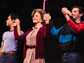 Torch Song's Mercedes Ruehl at opening-night curtain call.
