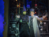 Jackie Burns as Elphaba & Jason Graae as The Wizard in Wicked