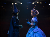 Jackie Burns as Elphaba & Kara Lindsay as Glinda in Wicked