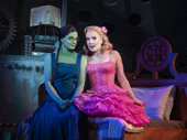 Jackie Burns as Elphaba & Kara Lindsay as Glinda in Wicked