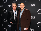 Stage actor Troy Britton Johnson with Tony nominee Danny Burstein.