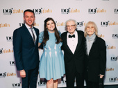 Dramatists Guild Foundation president Andrew Lippa and executive director Rachel Routh with honoree Tony-winning composer Sheldon Harnick and his wife Margery Gray.