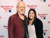 Tony-winning playwright Robert Schenkkan with Broadway Salutes committee member Deborah Murad.