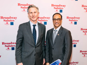 Broadway Salutes committee member Chris Brockmeyer with Tony-winning producer Hal Luftig.