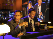 Tony Goldwyn as Max Schumacher and Bryan Cranston as Howard Beale in Network.