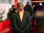 Stage and screen star Samuel L. Jackson has arrived.
