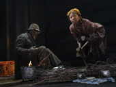 Thomas Silcott as Old African and Zainab Jah as Lena in Boesman and Lena.
