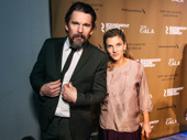 True West star Ethan Hawke and his wife Ryan attend Roundabout's 2019 gala.