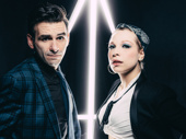 Be More Chill’s songwriter Joe Iconis and Lauren Marcus.