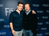 Frozen’s music arranger and supervisor Stephen Oremus with choreographer Rob Ashford.