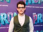 Casey Cott attends The Prom's benefit performance.