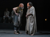 Lee Wilkof and Michael Stuhlbarg in Socrates.