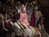 Julie White as Carol in Gary: A Sequel to Titus Andronicus.